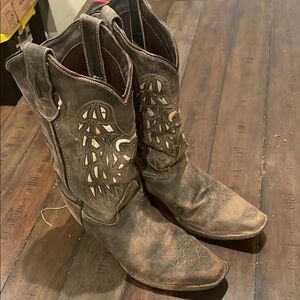 Brown Leather Cowboy Boots